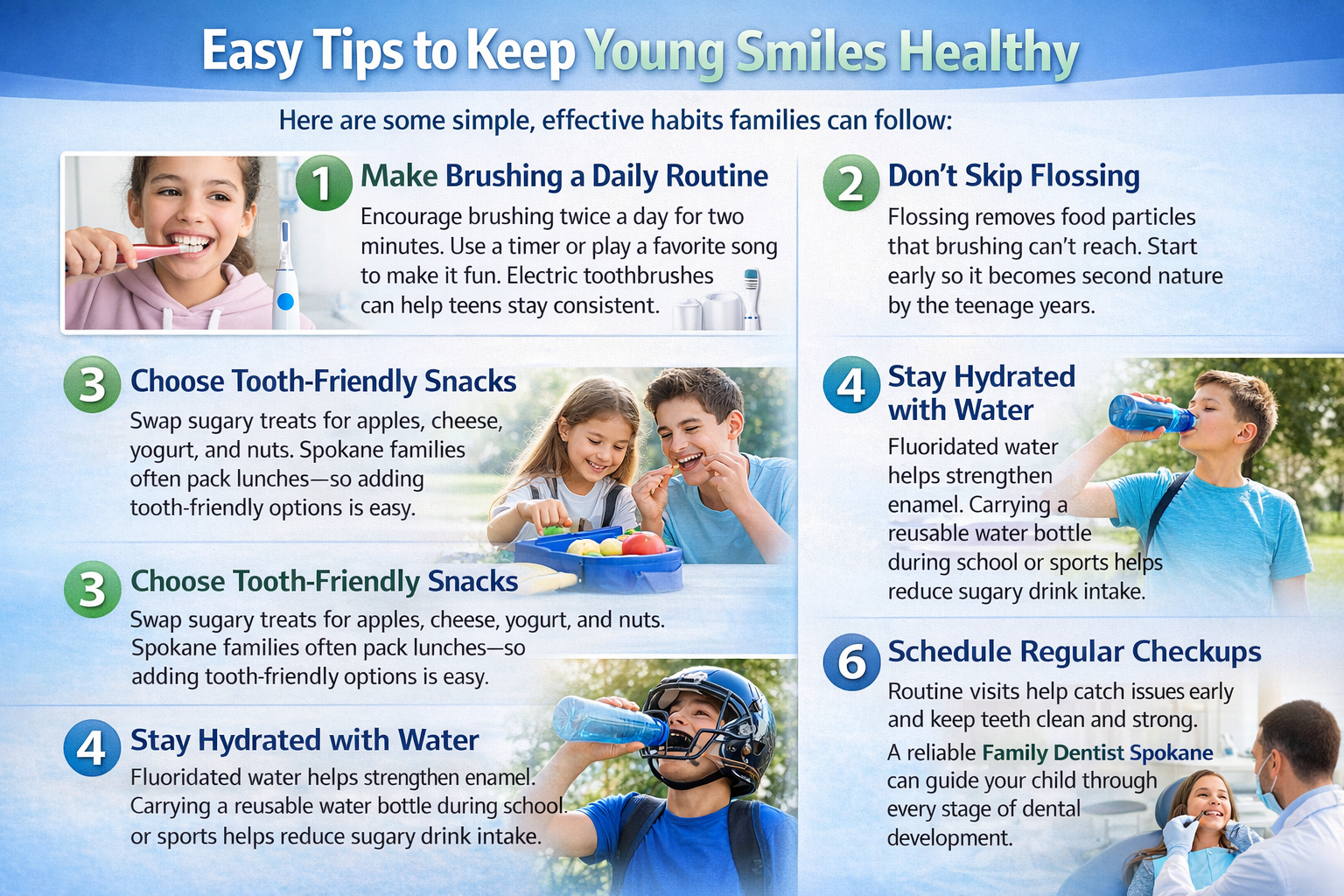 Easy Tips to Keep Young Smiles Healthy